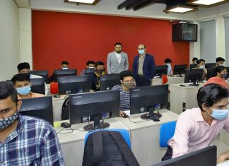 সুরক্ষাবিধি মেনে দ্বিতীয় দফা ভর্তি পরীক্ষা নিলো ইডিইউ