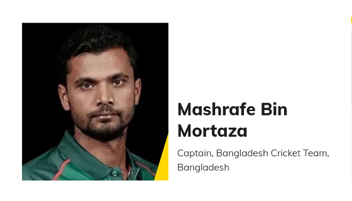 ডব্লিউইএফ এর তরুণ নেতার তালিকায় মাশরাফি