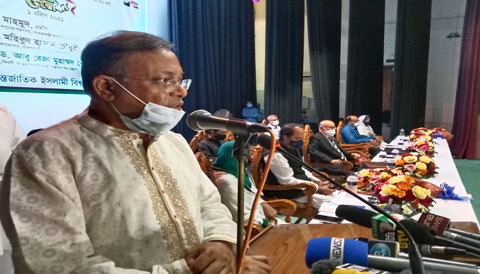ব্রাহ্মণবাড়িয়ার তান্ডব ইসলামের উপর কালিমা লেপন করেছে : তথ্যমন্ত্রী