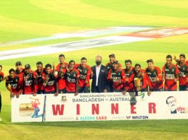 অষ্ট্রেলিয়ার বিরূদ্ধে ৪-১ ব্যবধানে সিরিজ জয়